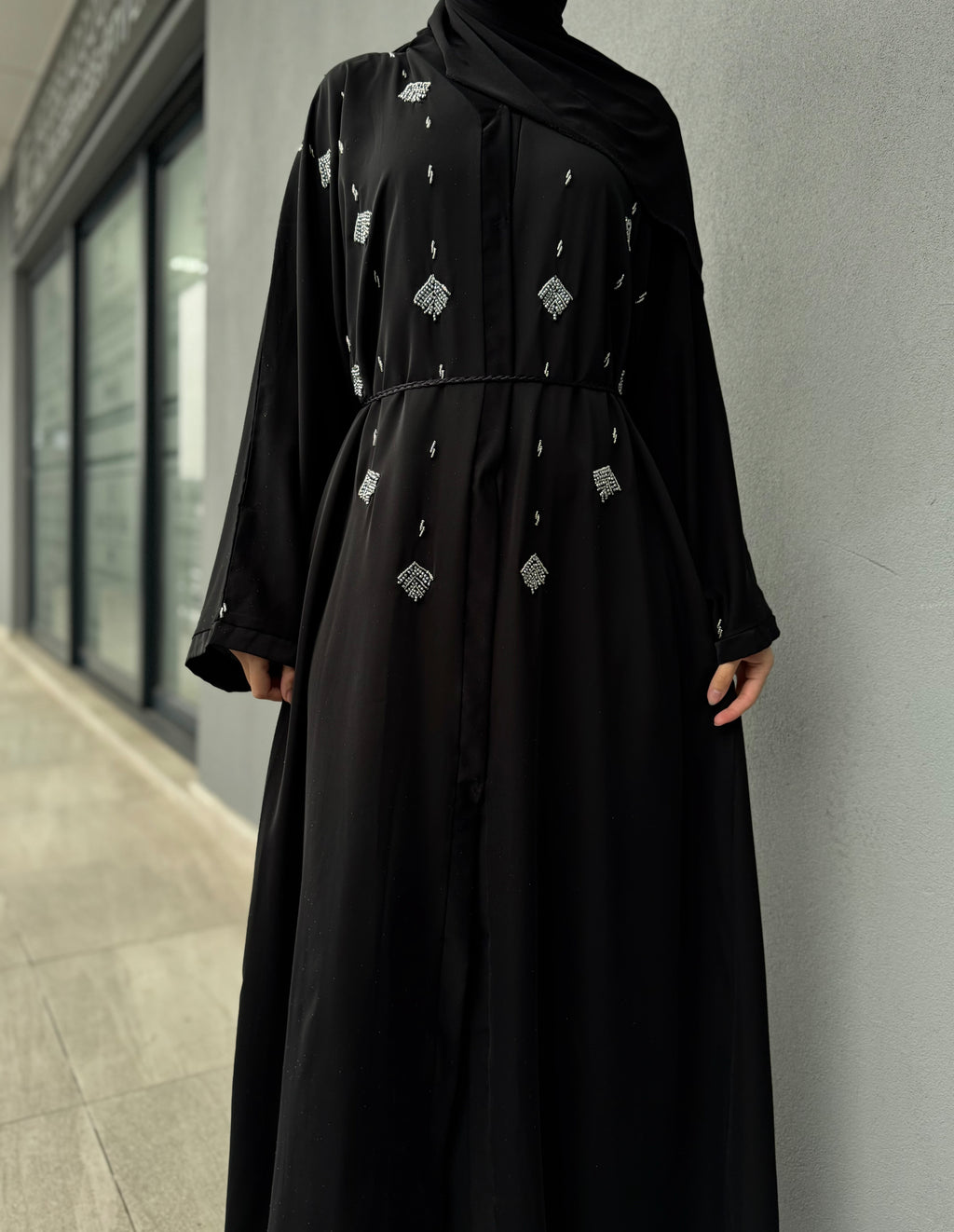 Luxe Bead Abaya