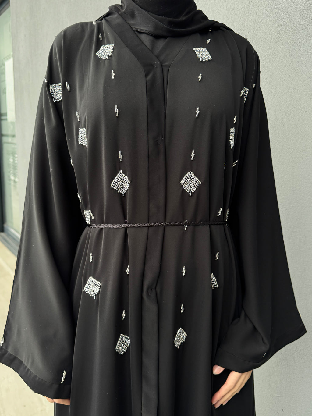 Luxe Bead Abaya