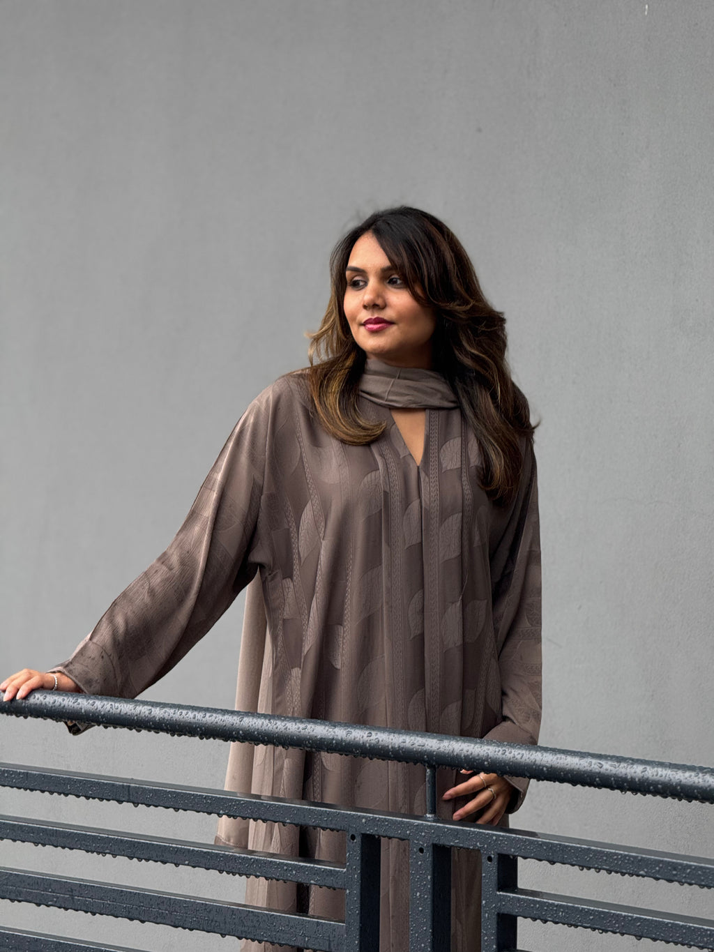 Aurelia Leaf Abaya