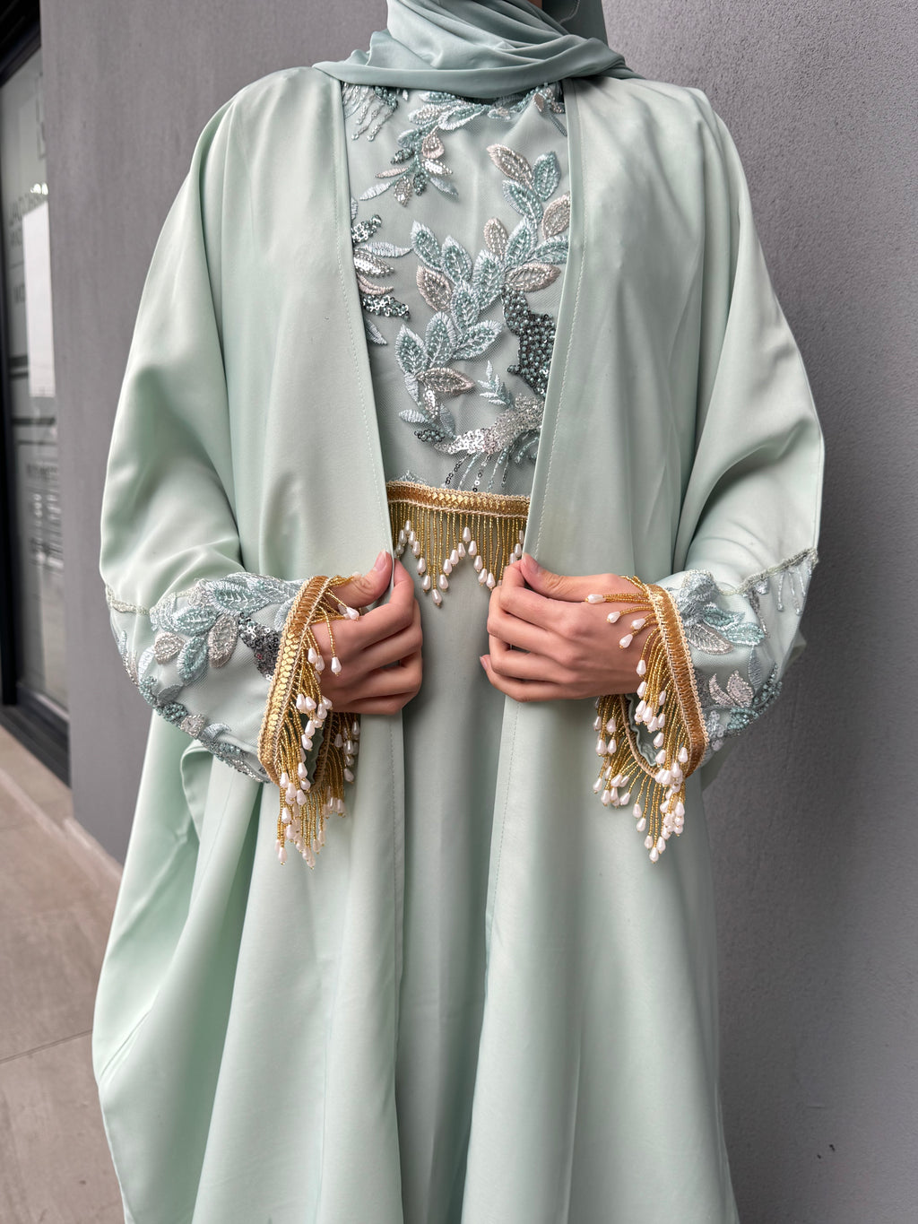 Flora Embellished Abaya