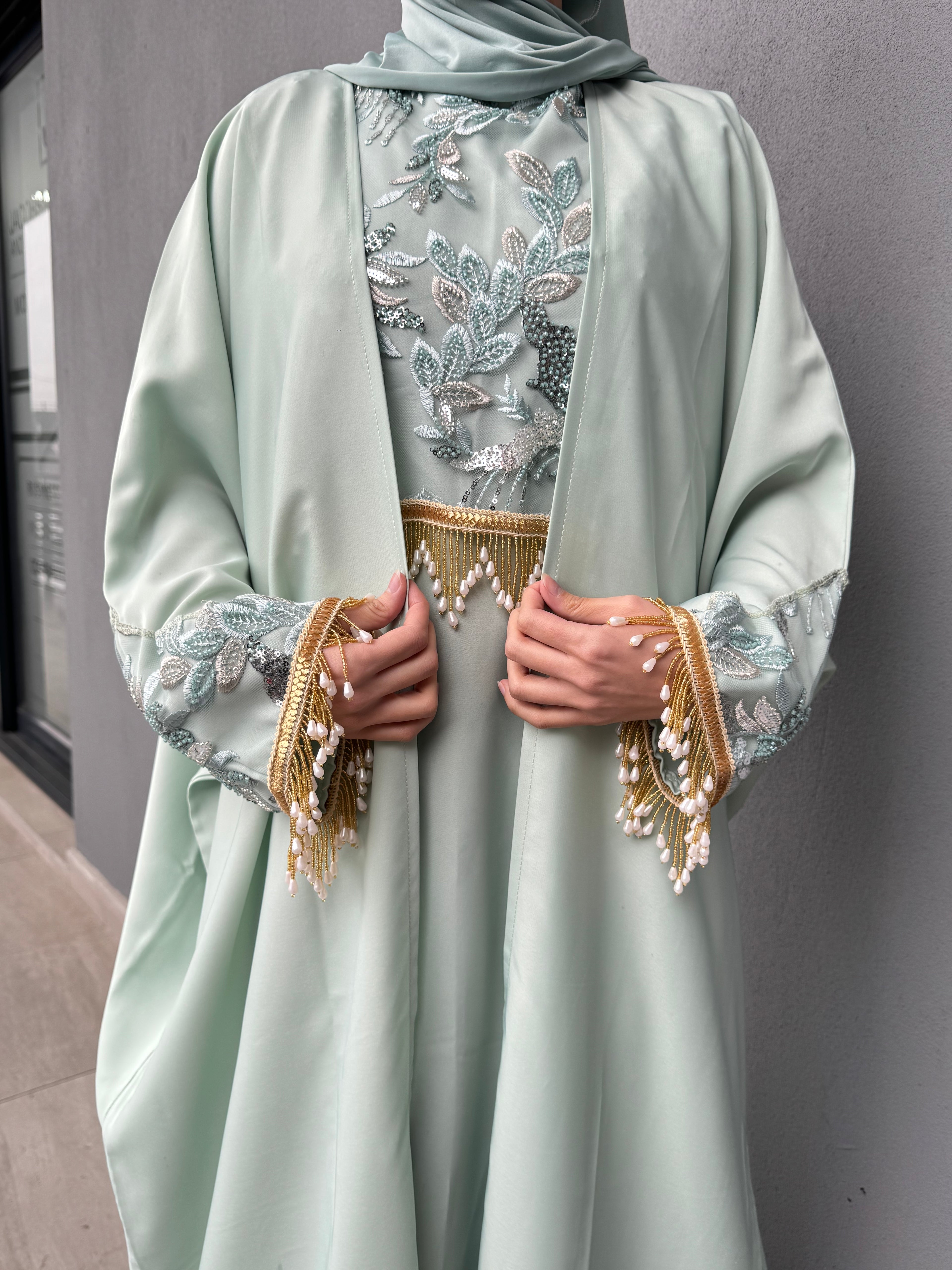Flora Embellished Abaya