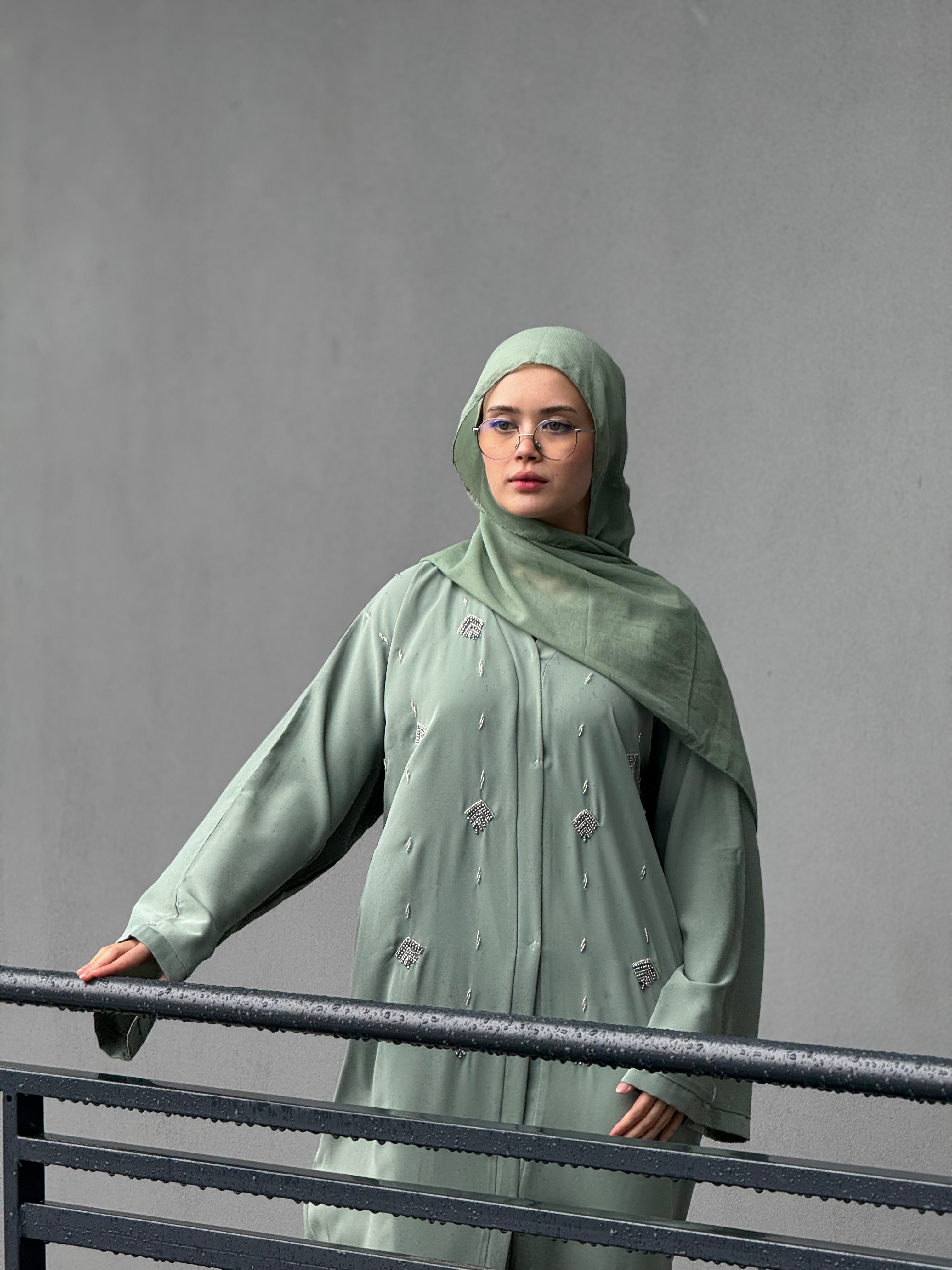 Luxe Bead Abaya