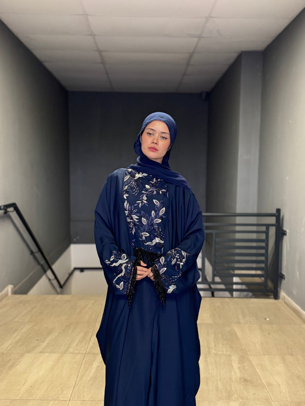 Flora Embellished Abaya