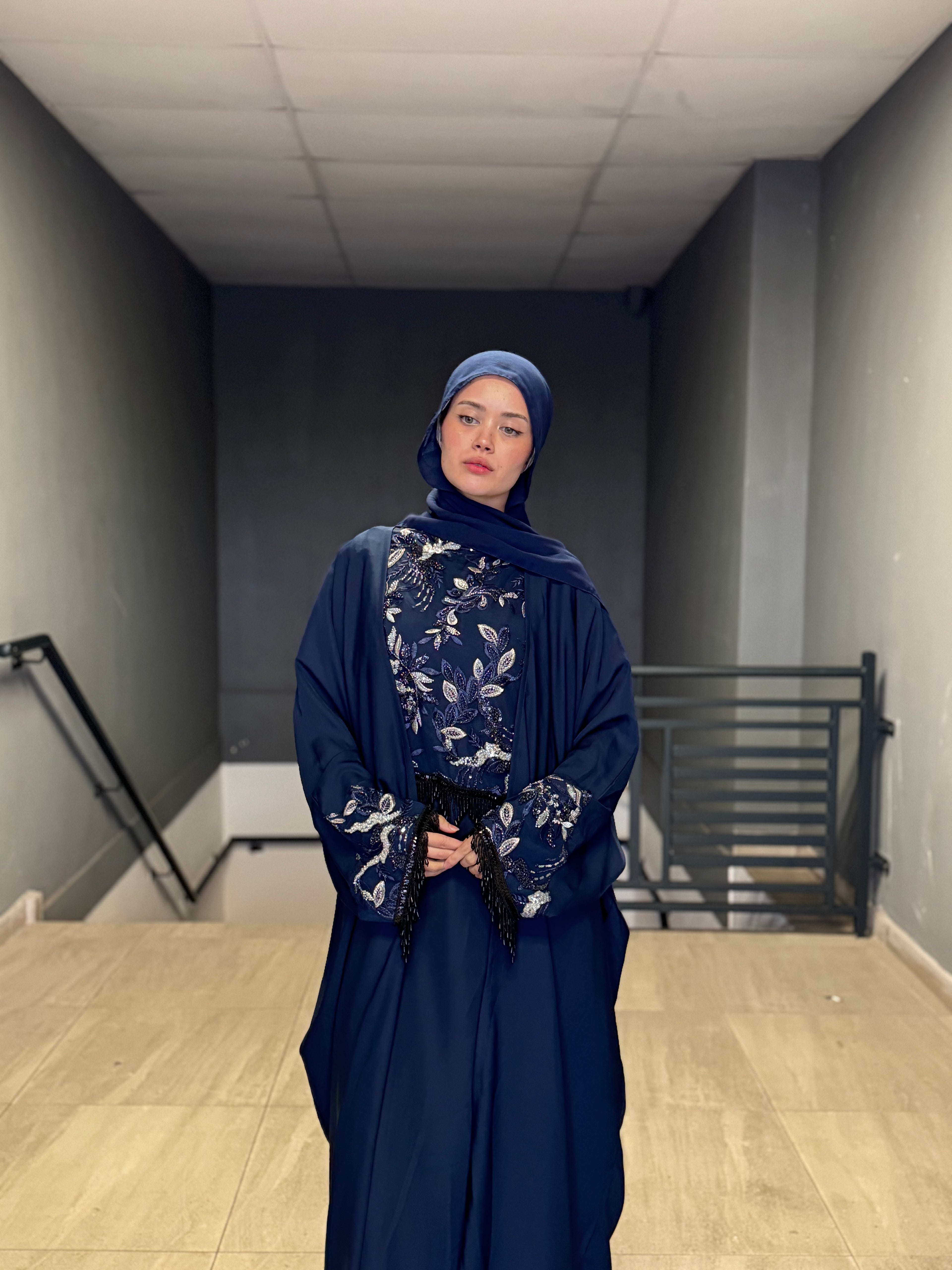 Flora Embellished Abaya