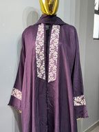 Open Throw Panel Fringe Abaya