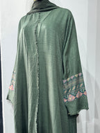 Turath Al Majd Heritage Geometric Embroidered Abaya