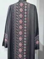 Turath Al Majd Heritage Geometric Embroidered Abaya