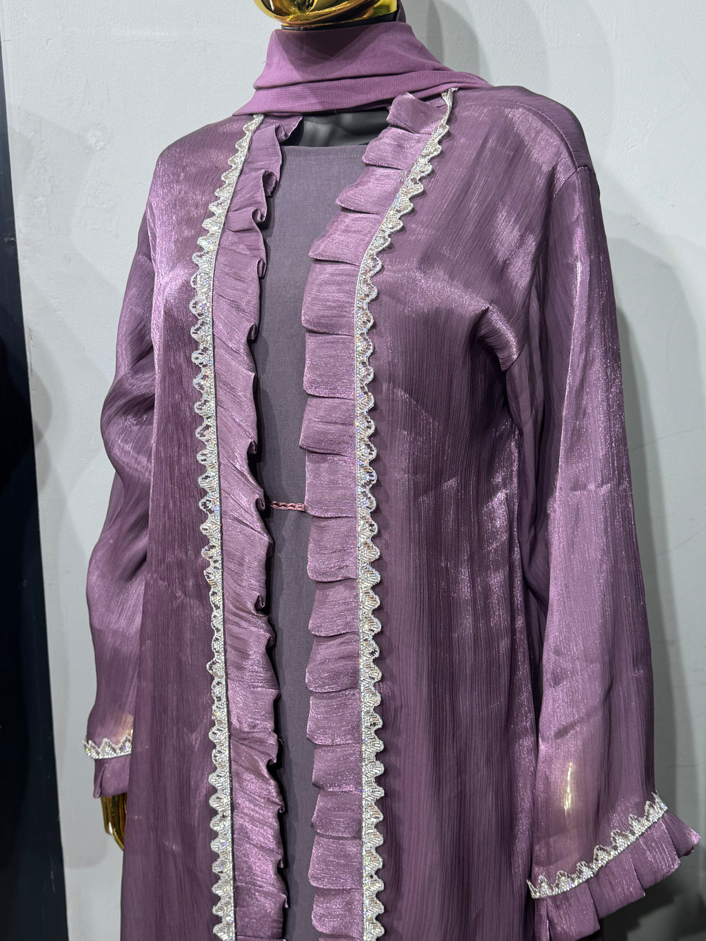 Teal Royale Abaya