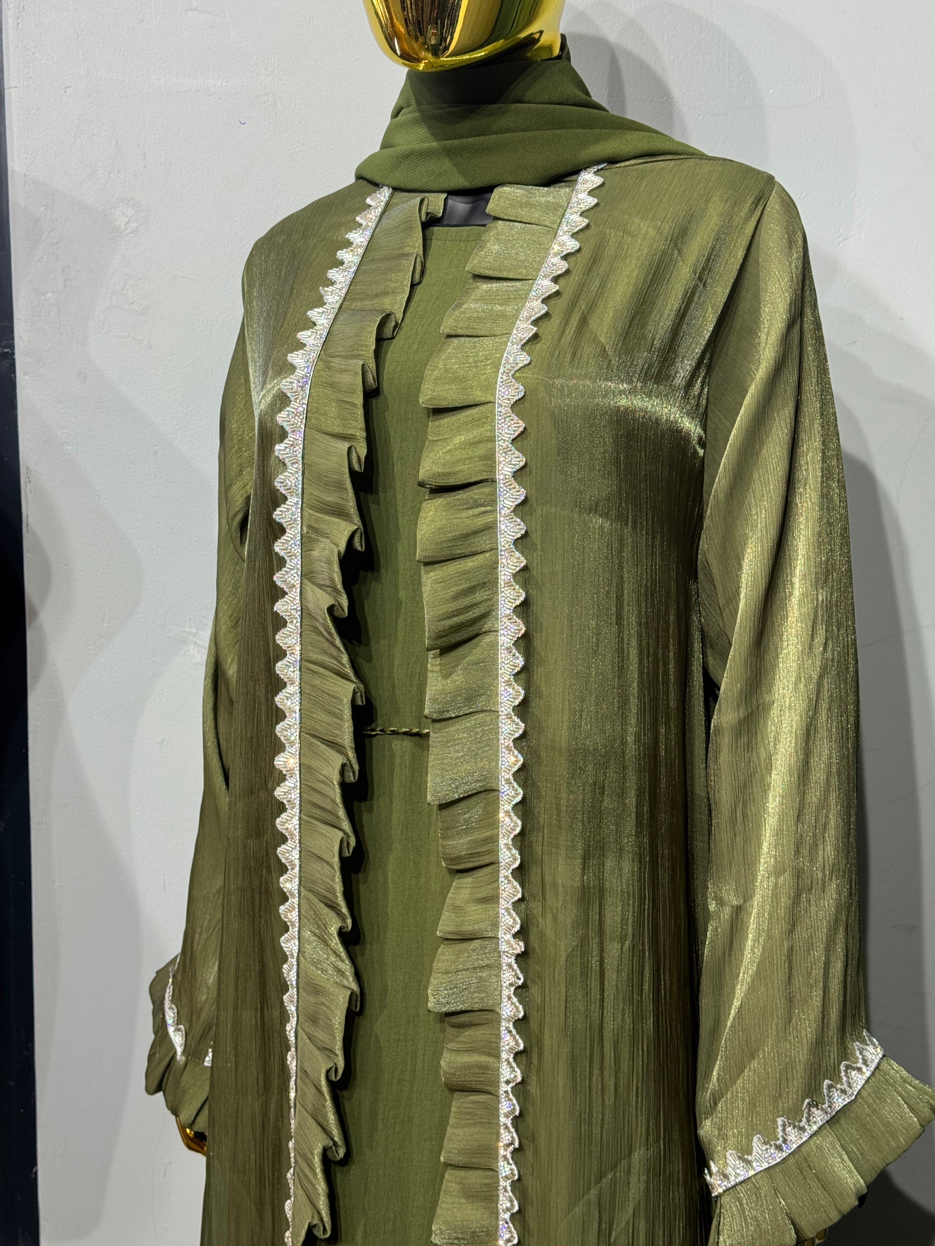 Teal Royale Abaya