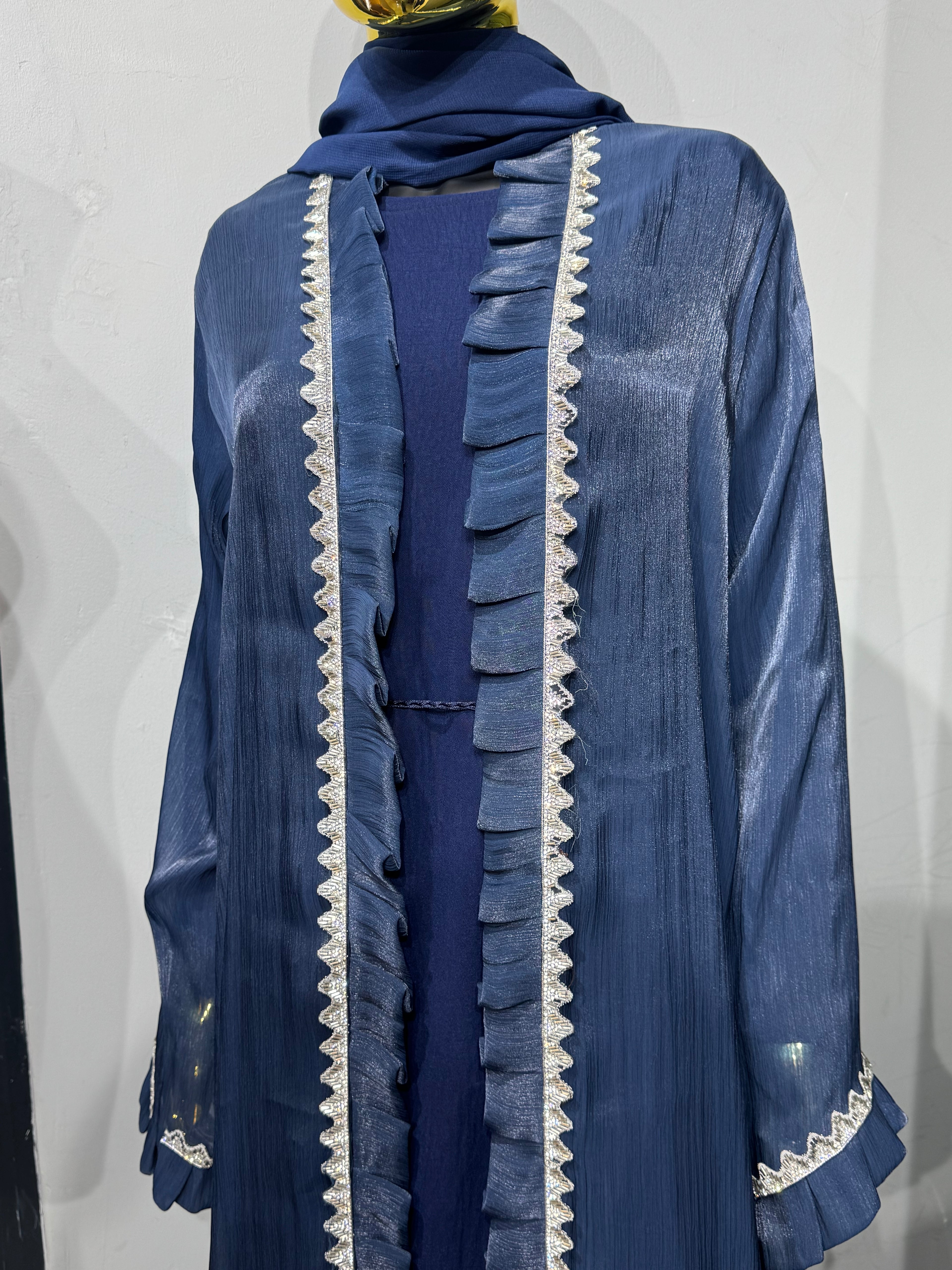 Teal Royale Abaya