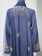 Ward Al Ghasaq Rose-Embroidered Abaya