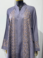 Ward Al Ghasaq Rose-Embroidered Abaya