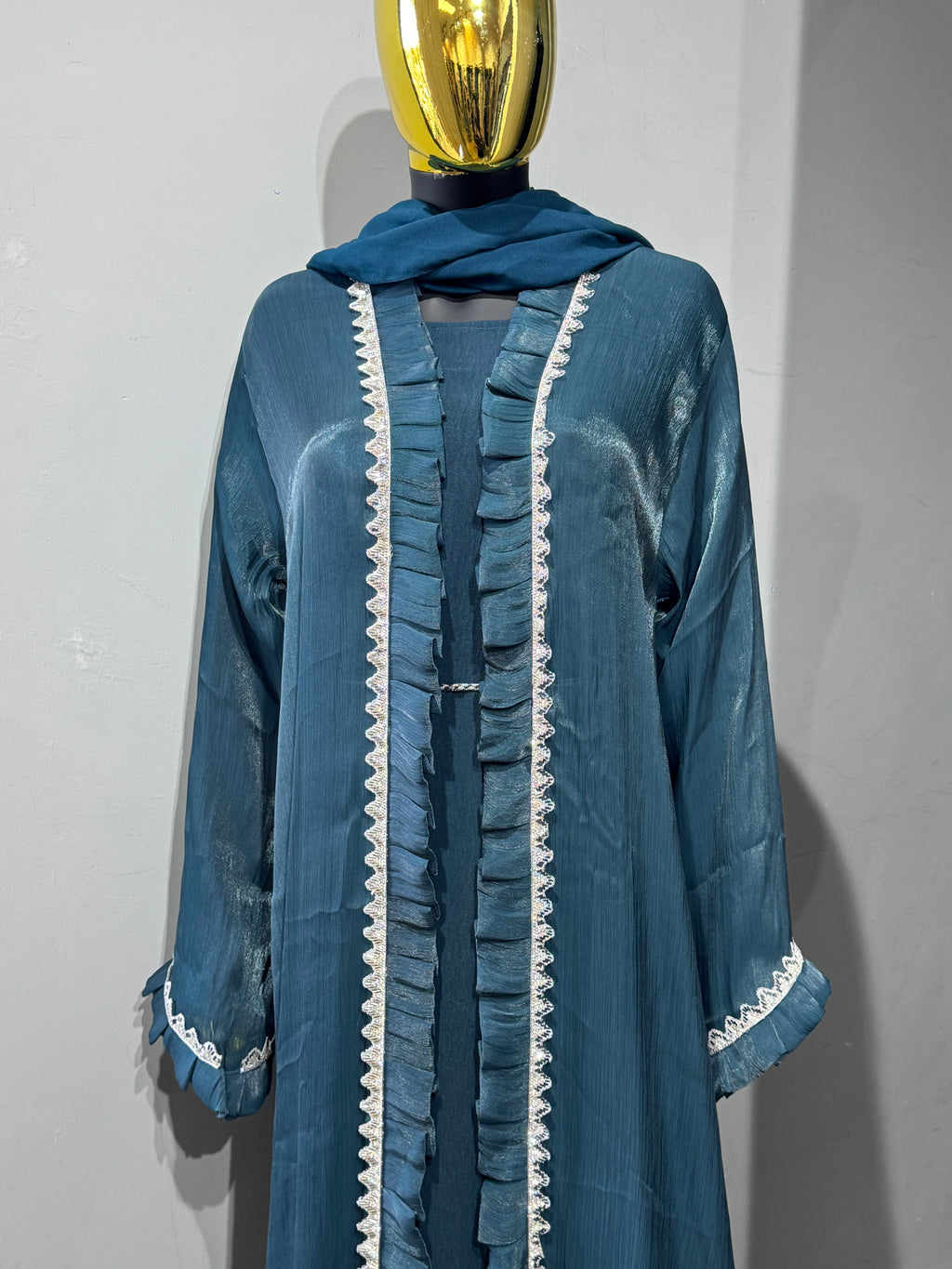 Teal Royale Abaya