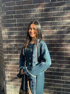 Teal Royale Abaya
