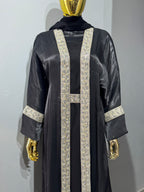 Samt Al Sultana Panel Open Abaya
