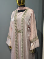 Samt Al Sultana Panel Open Abaya