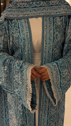 Ornamental Veil Pashmina(white inner)