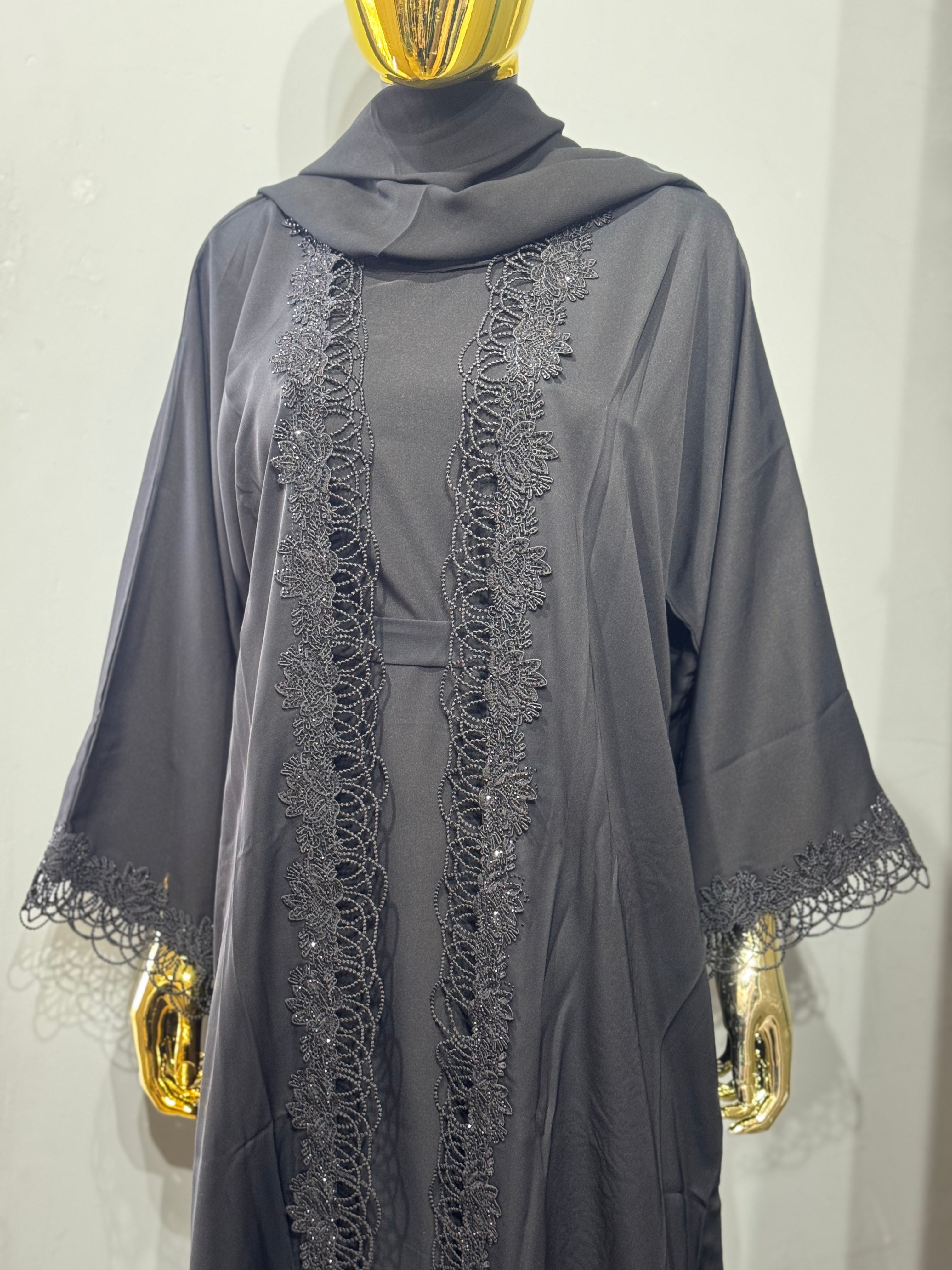 Noir Elegance Abaya