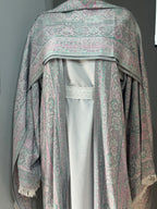 Ornamental Veil Pashmina(white inner)