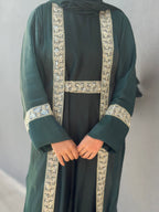 Samt Al Sultana Panel Open Abaya