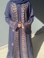 Ward Al Ghasaq Rose-Embroidered Abaya