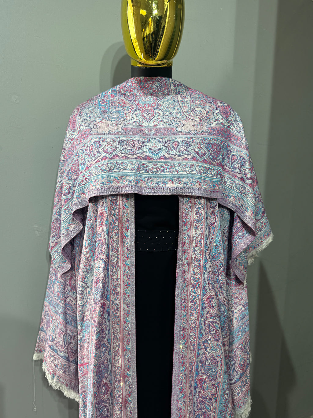 Imperial Motif Pashmina(black inner)