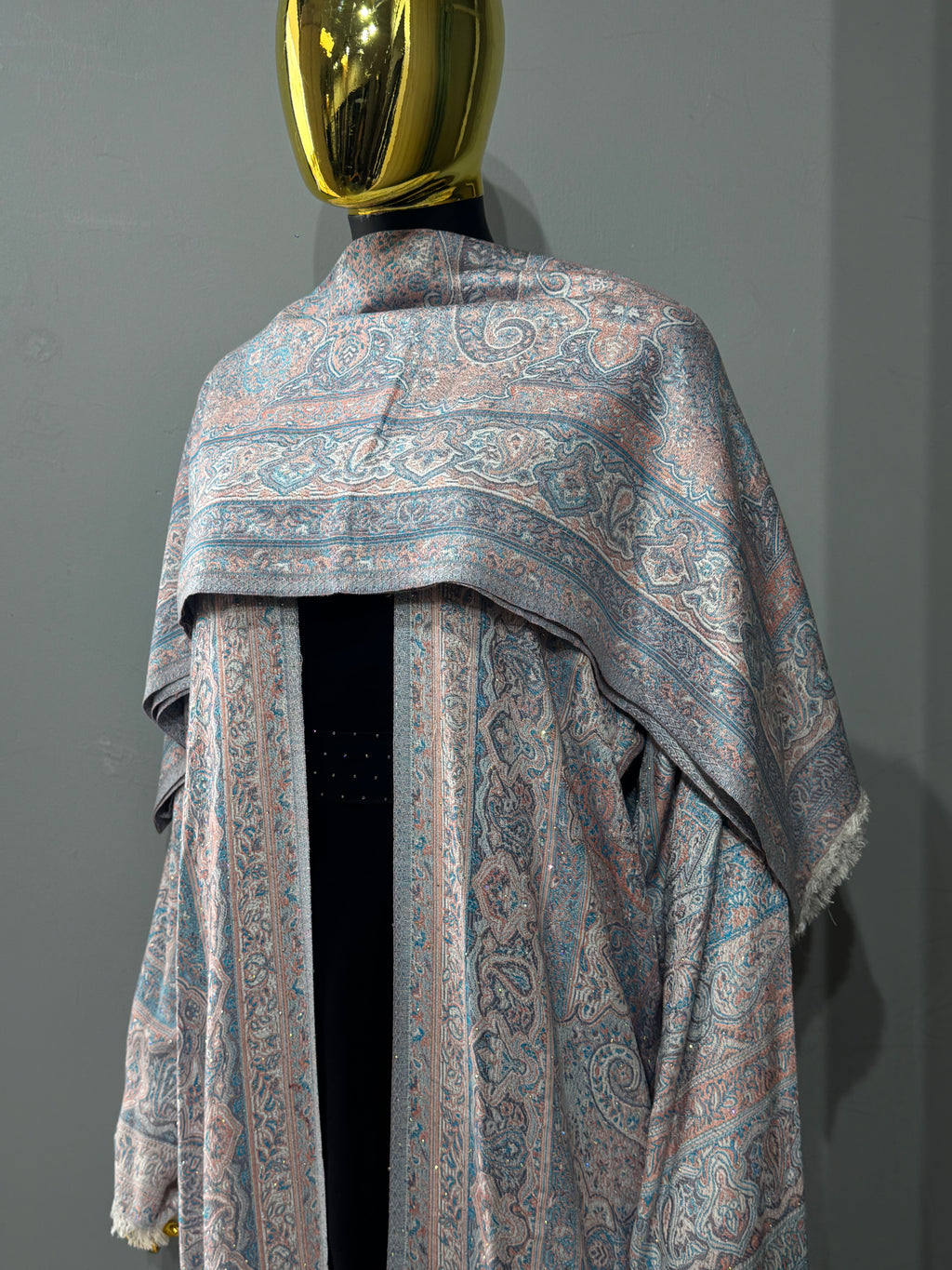 Imperial Motif Pashmina(black inner)