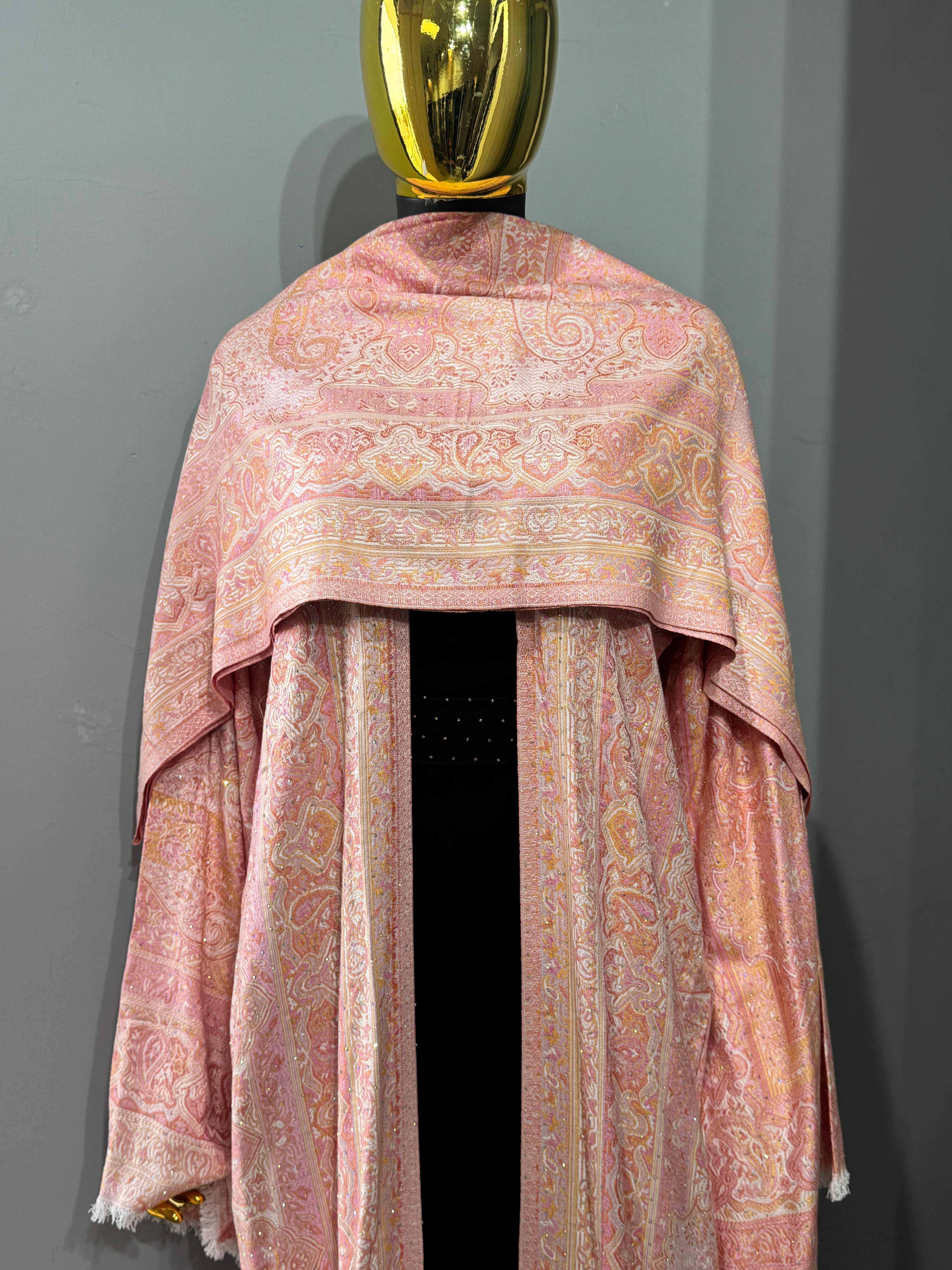 Imperial Motif Pashmina(black inner)
