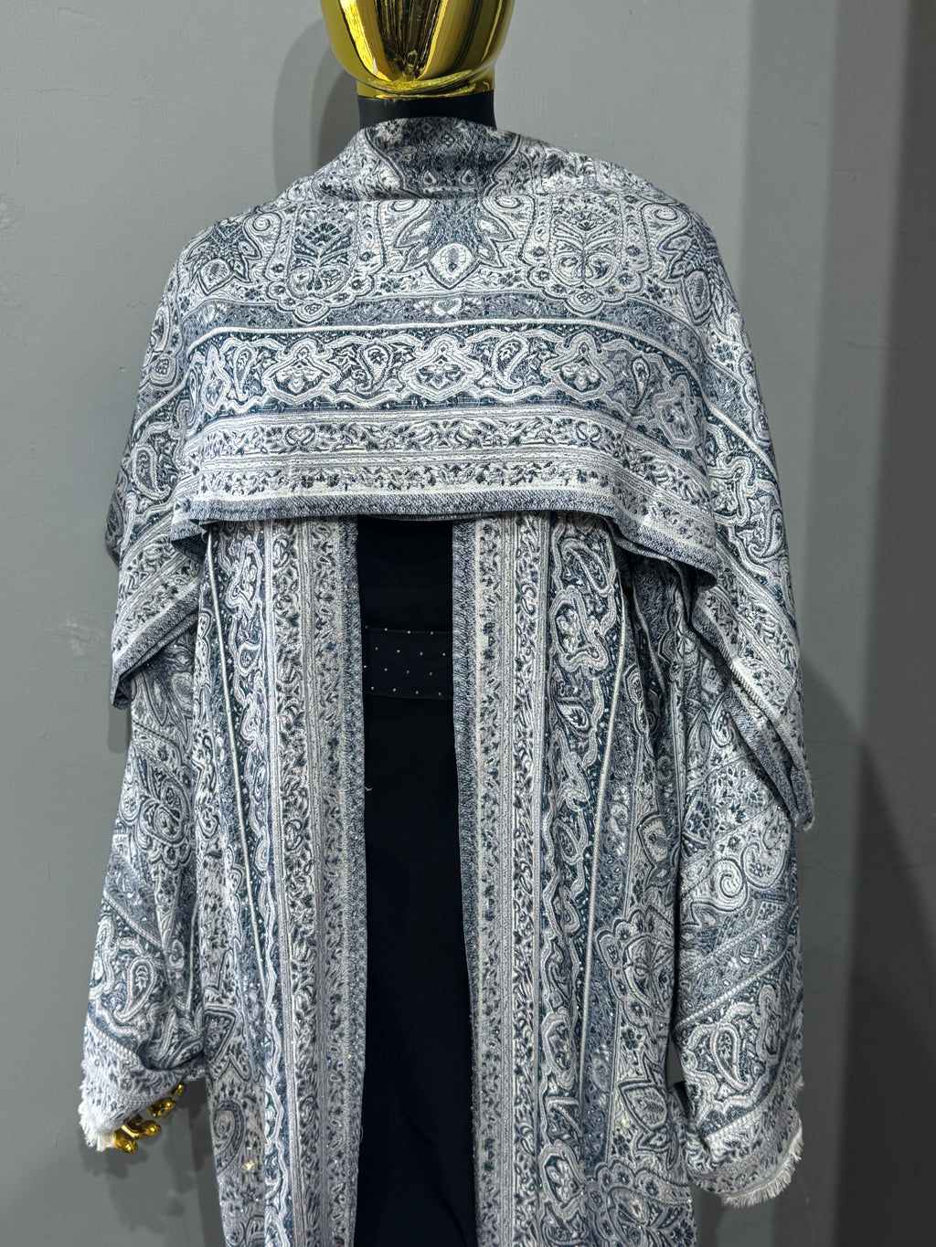 Imperial Motif Pashmina(black inner)