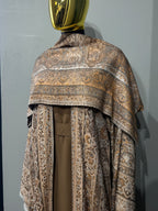 Royal Arabesque Pashmina(brown inner)