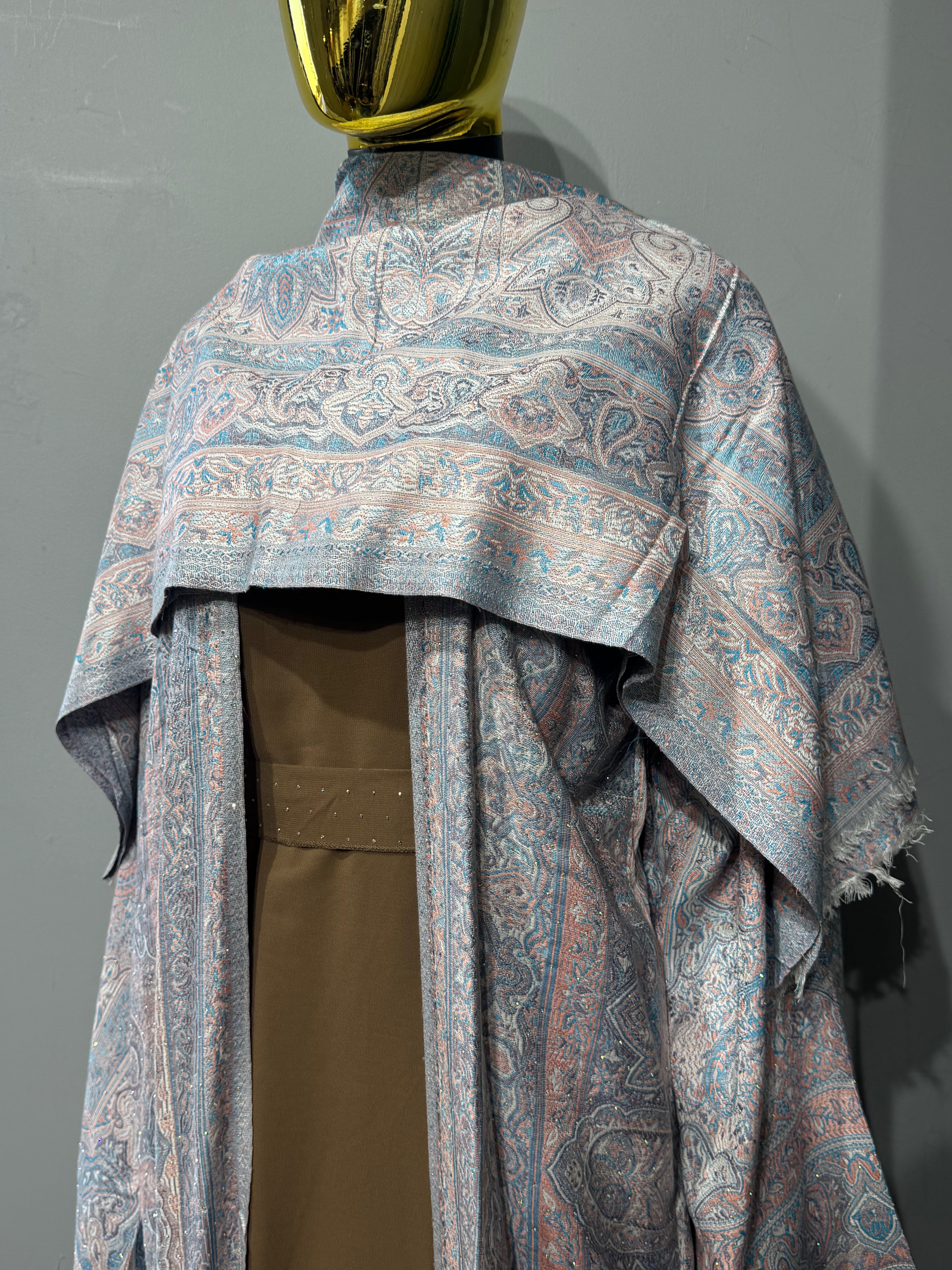 Royal Arabesque Pashmina(brown inner)