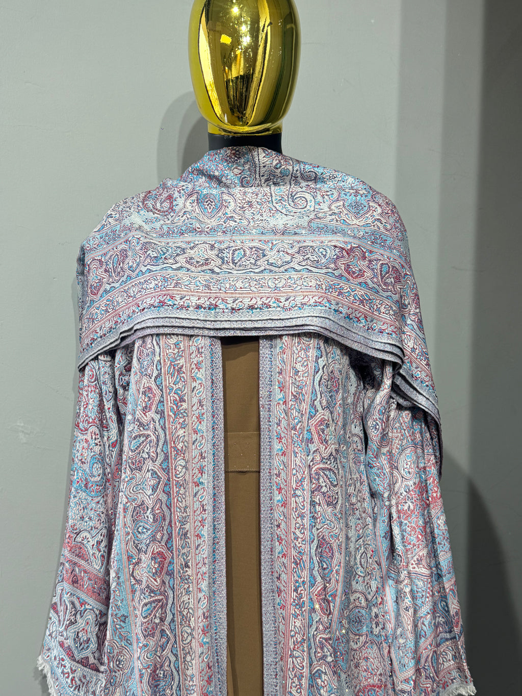 Royal Arabesque Pashmina(brown inner)