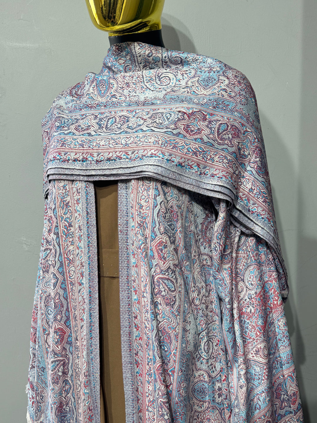 Royal Arabesque Pashmina(brown inner)