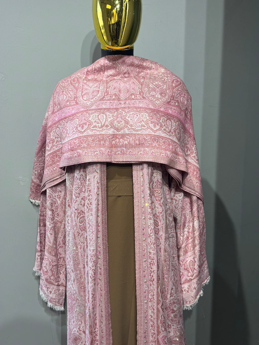 Royal Arabesque Pashmina(brown inner)