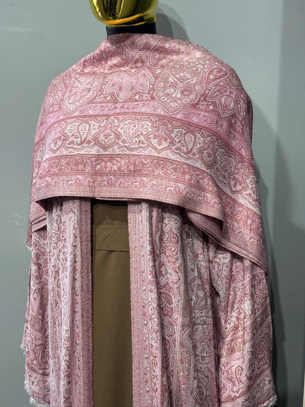 Royal Arabesque Pashmina(brown inner)