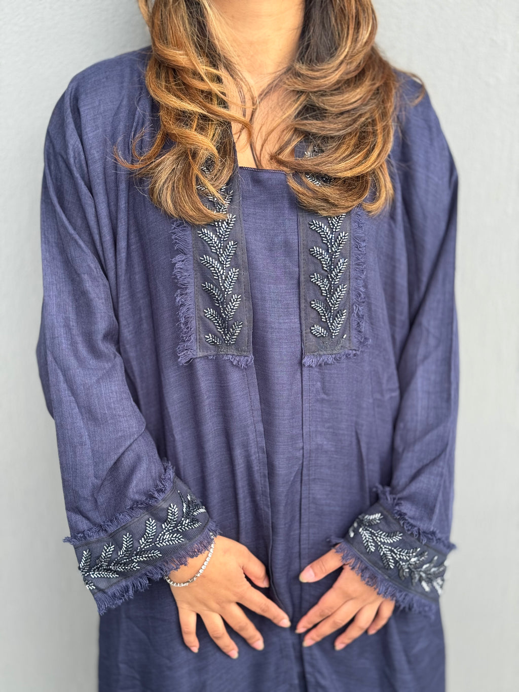Waraq Linen Abaya