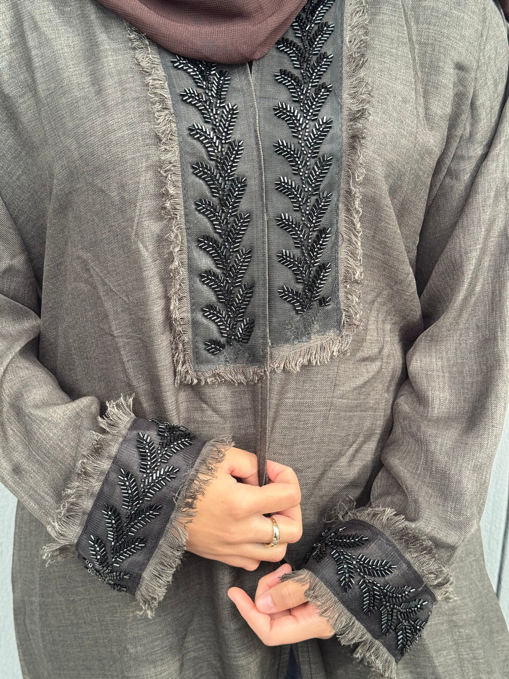 Feather Linen Throw