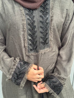 Feather Linen Throw