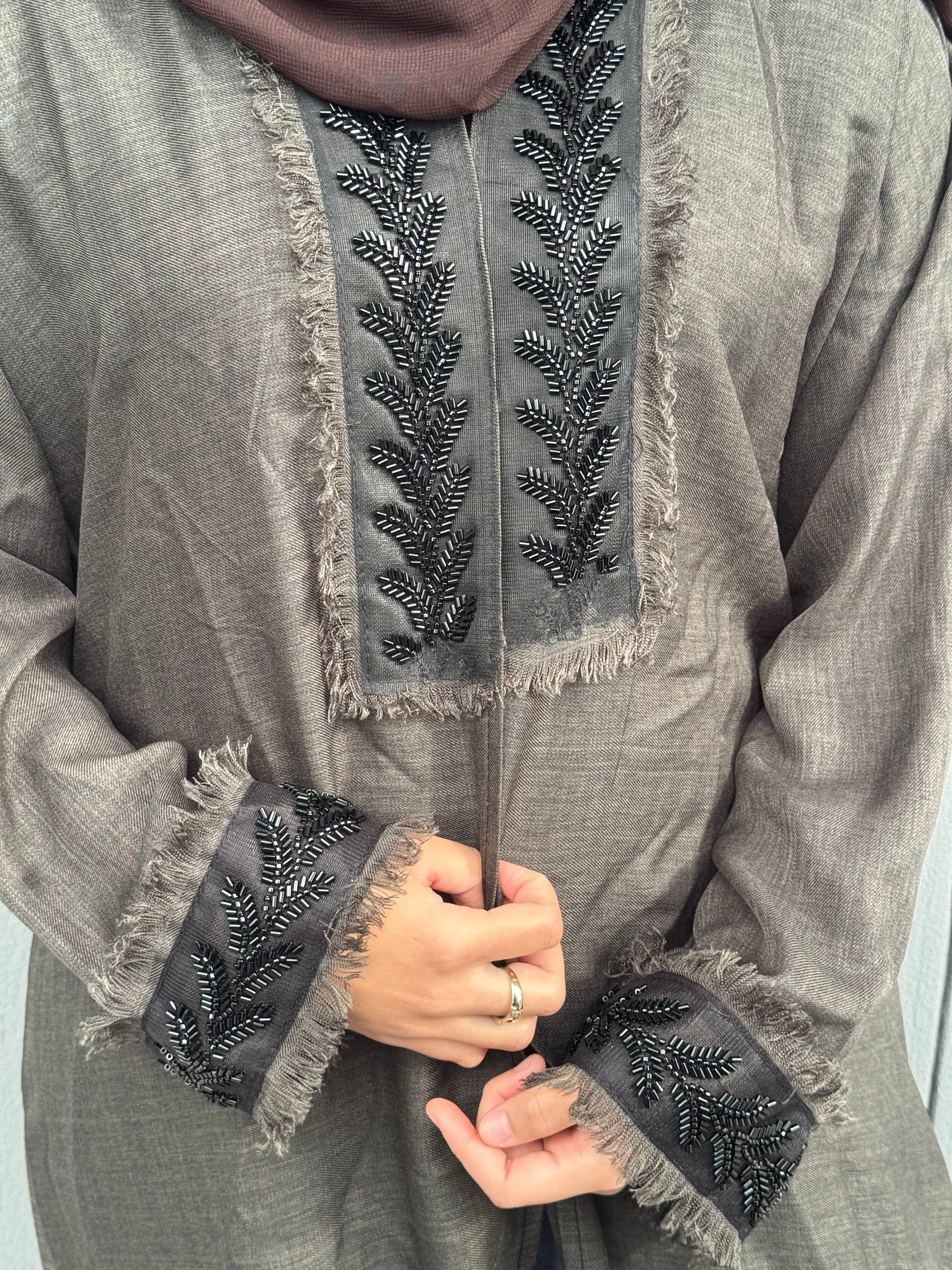 Feather Linen Throw