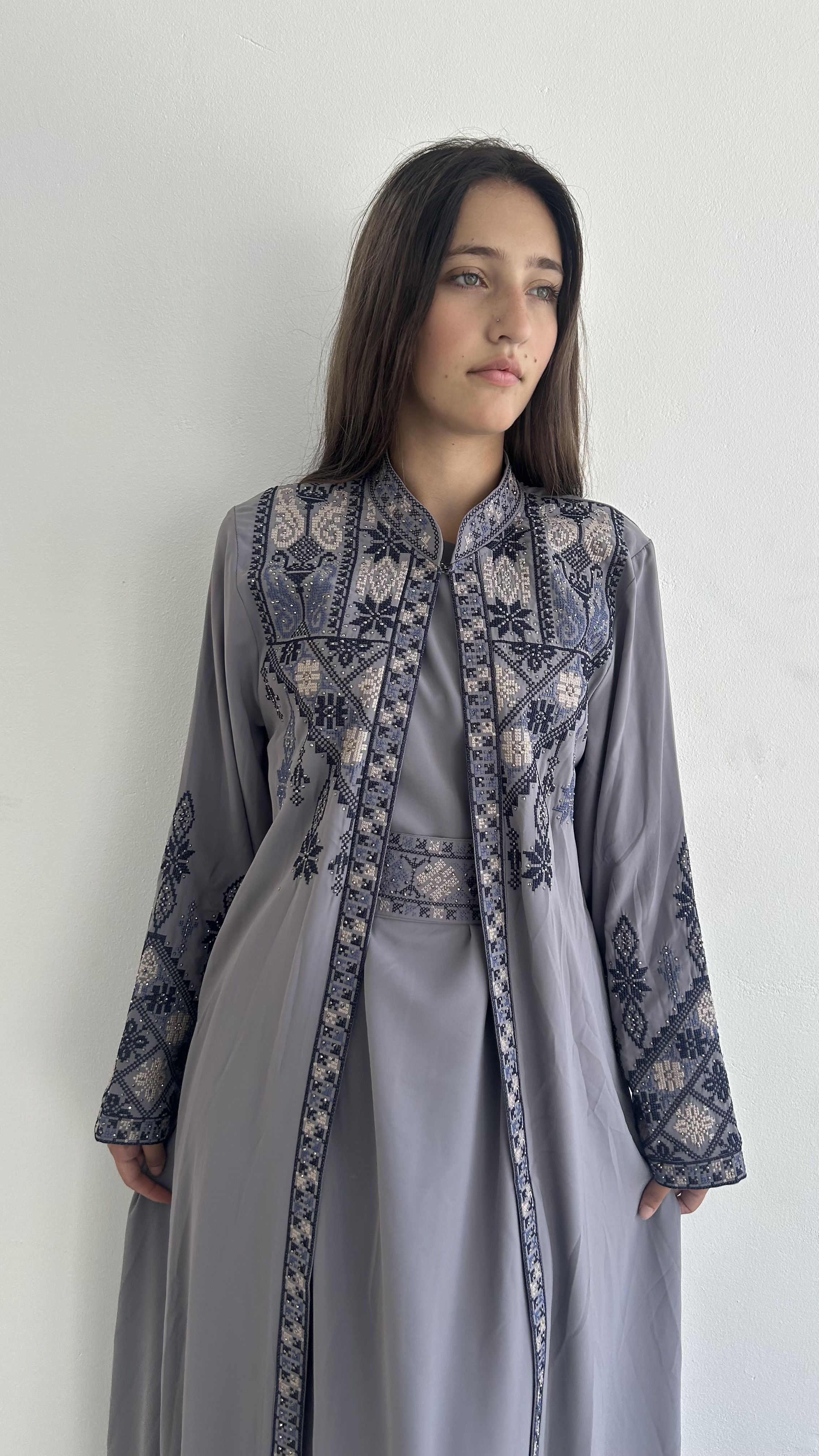 The Heritage Slate Abaya