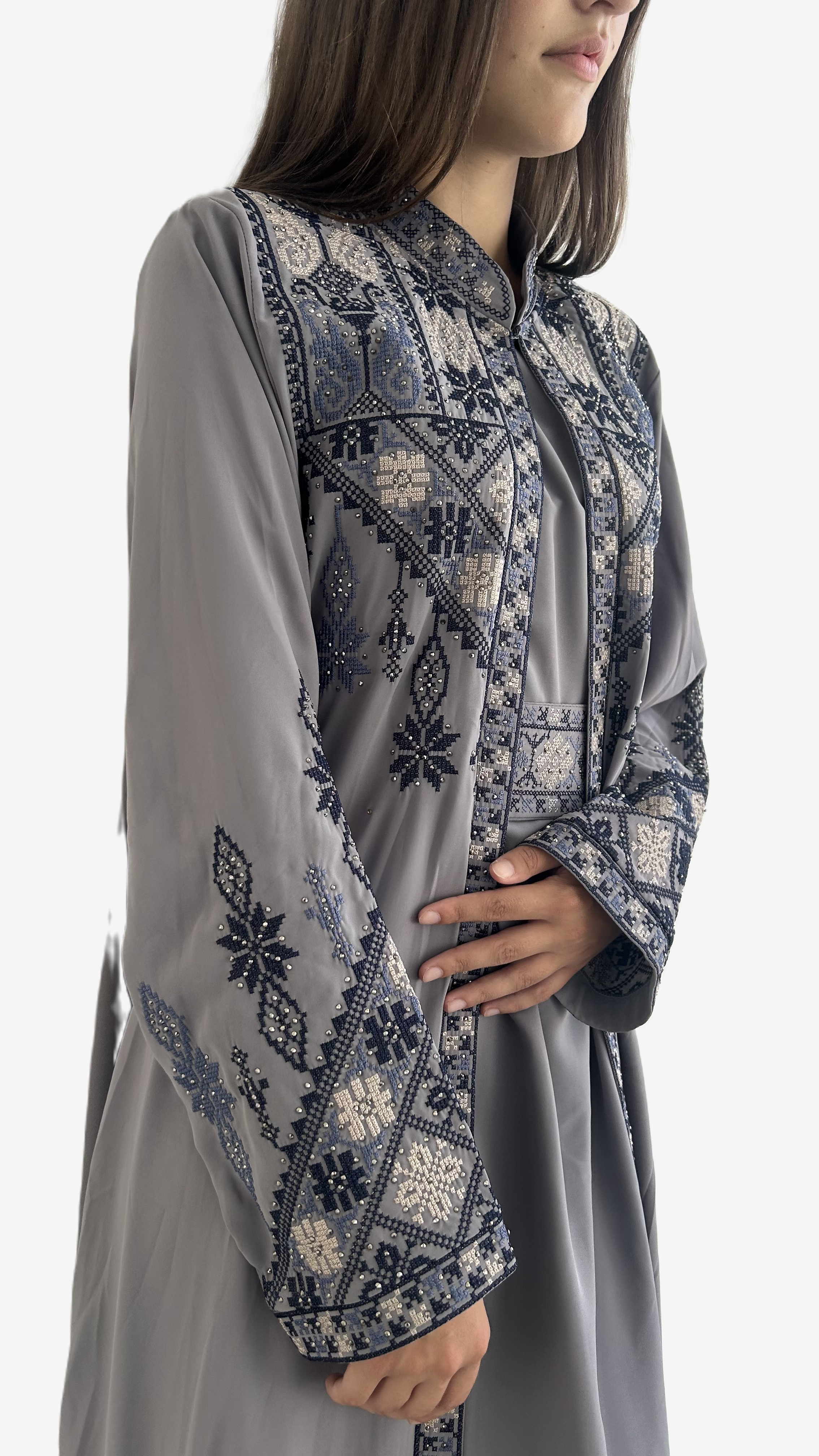 The Heritage Slate Abaya