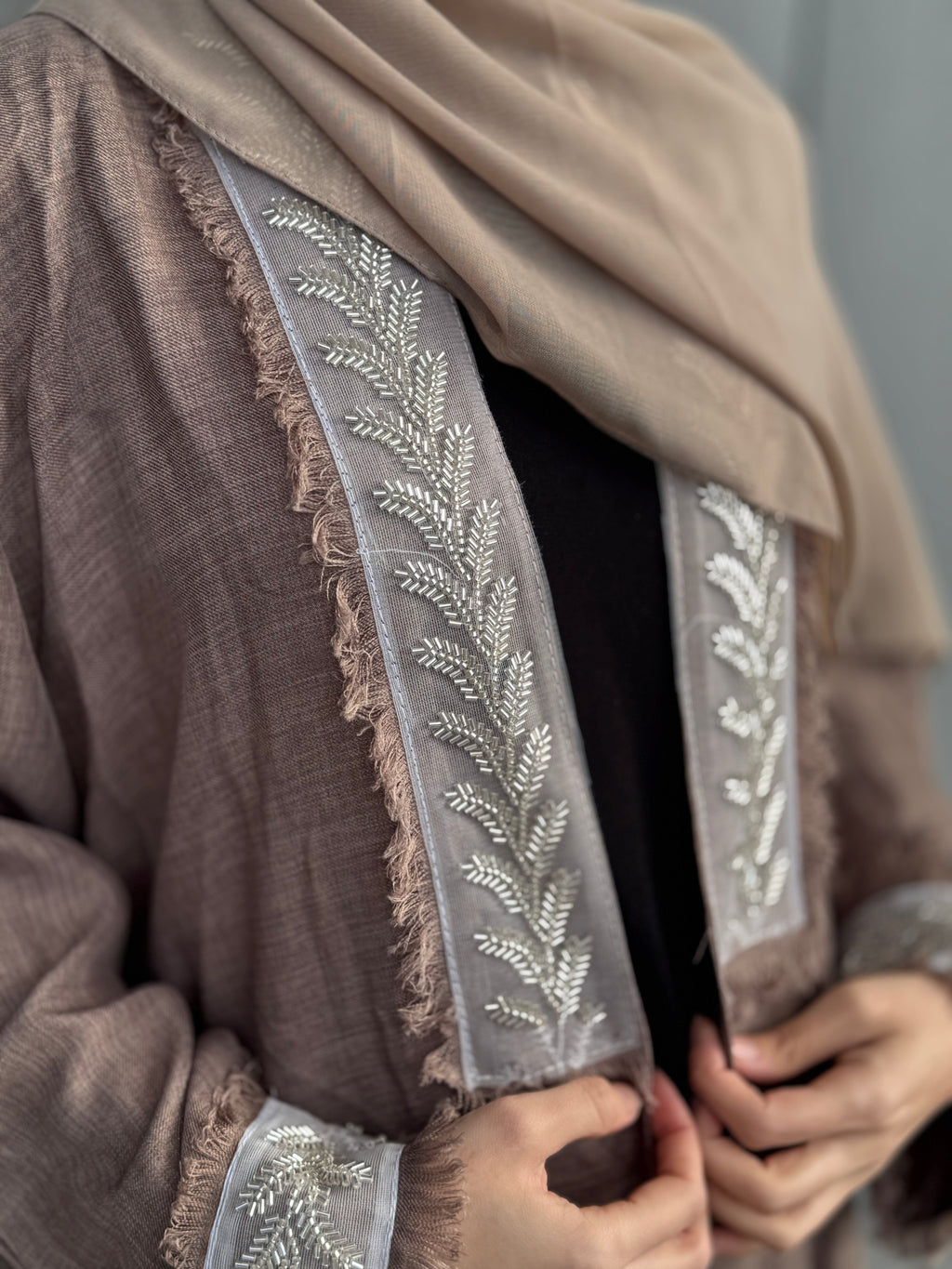 Feather Linen Throw
