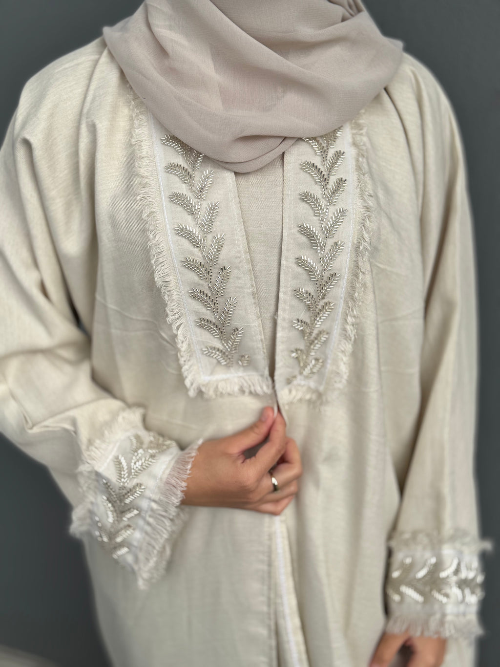 Waraq Linen Abaya