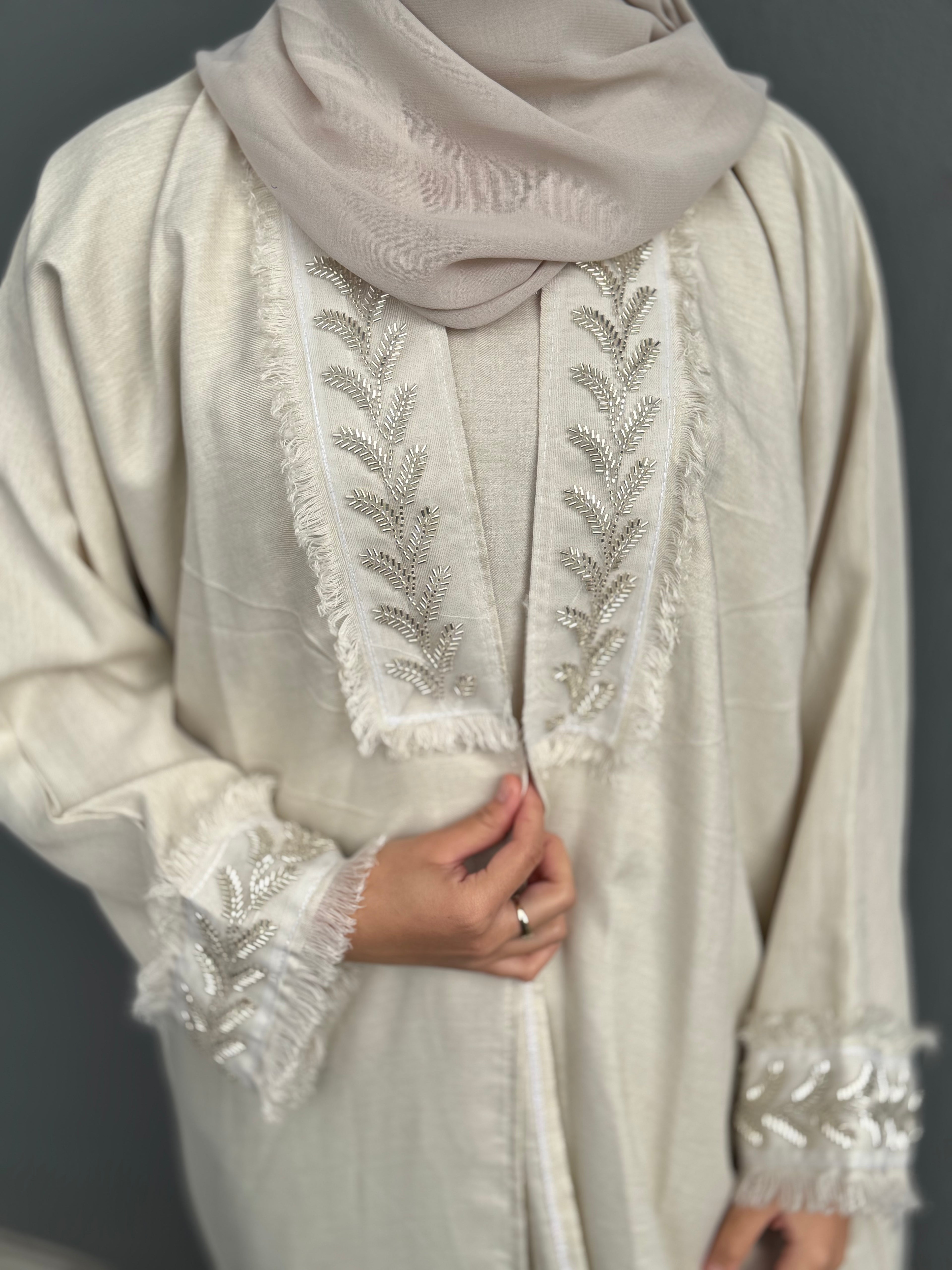 Waraq Linen Abaya