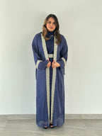 Samt Al Sultana Panel Open Abaya