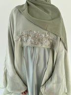 Cascade Overlay Abaya