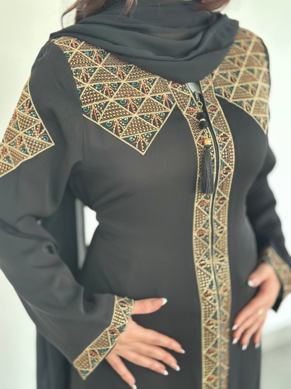 Dila Geo Panel Abaya