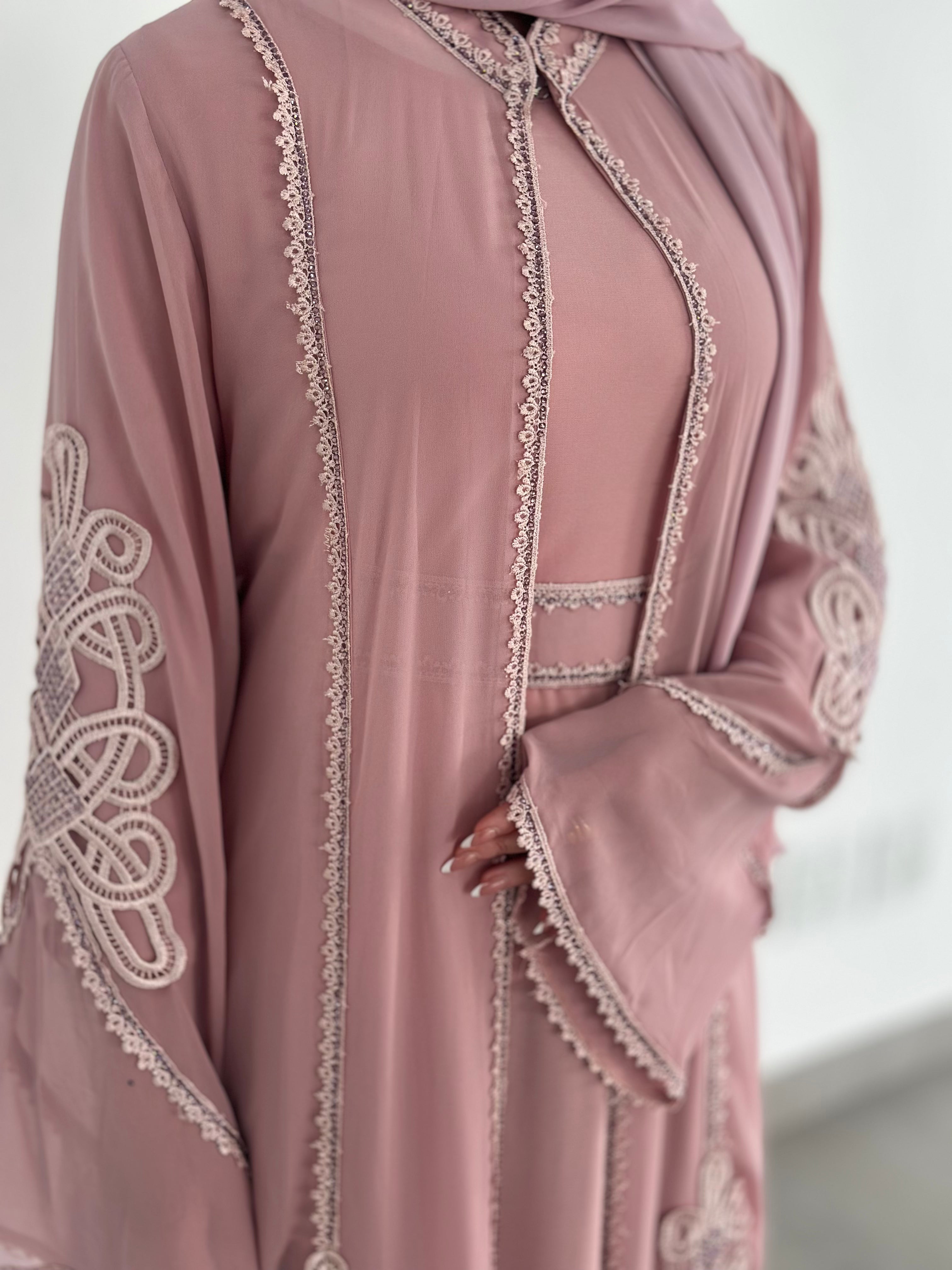 Roselle Abaya Set