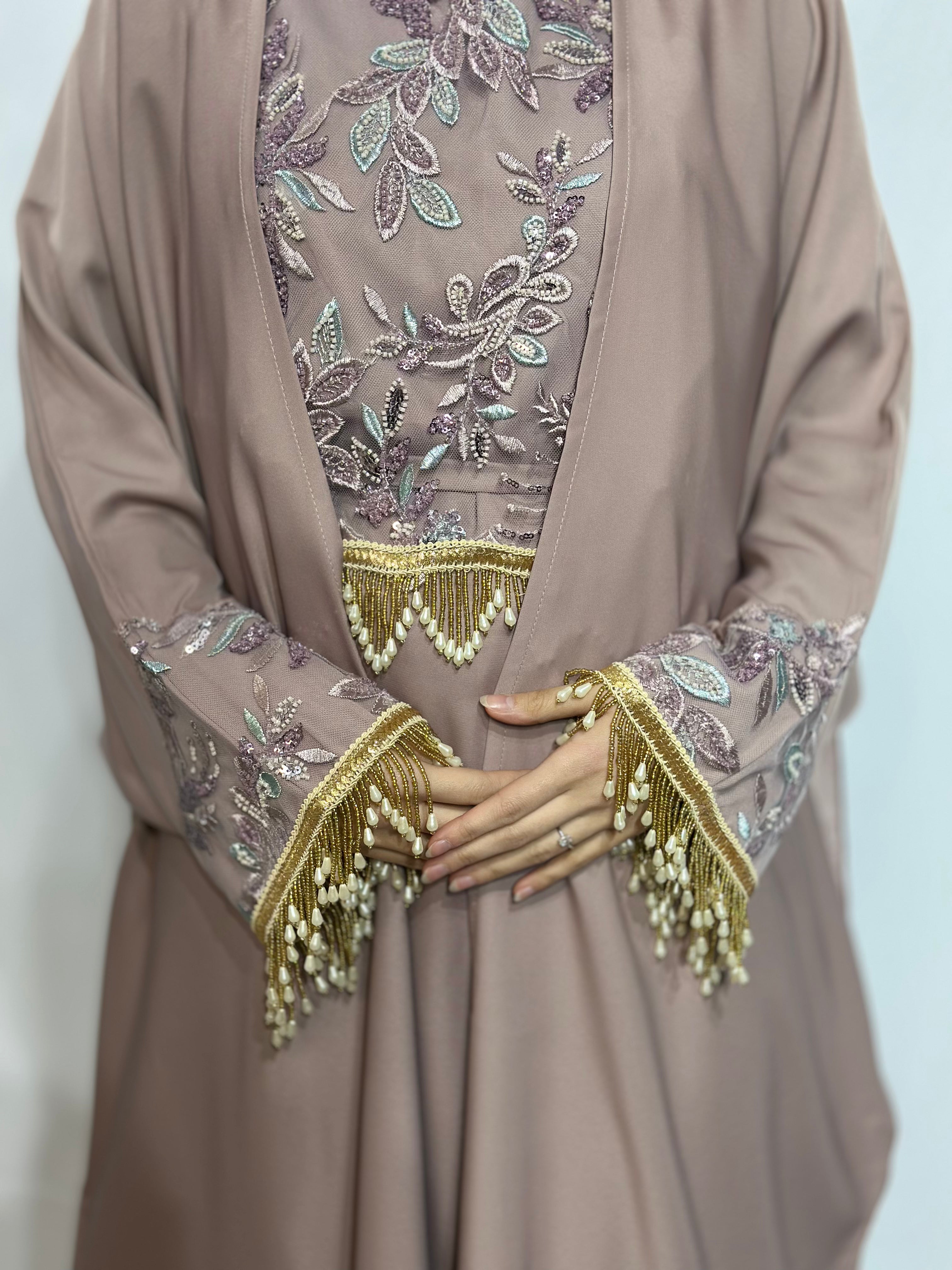 Flora Embellished Abaya