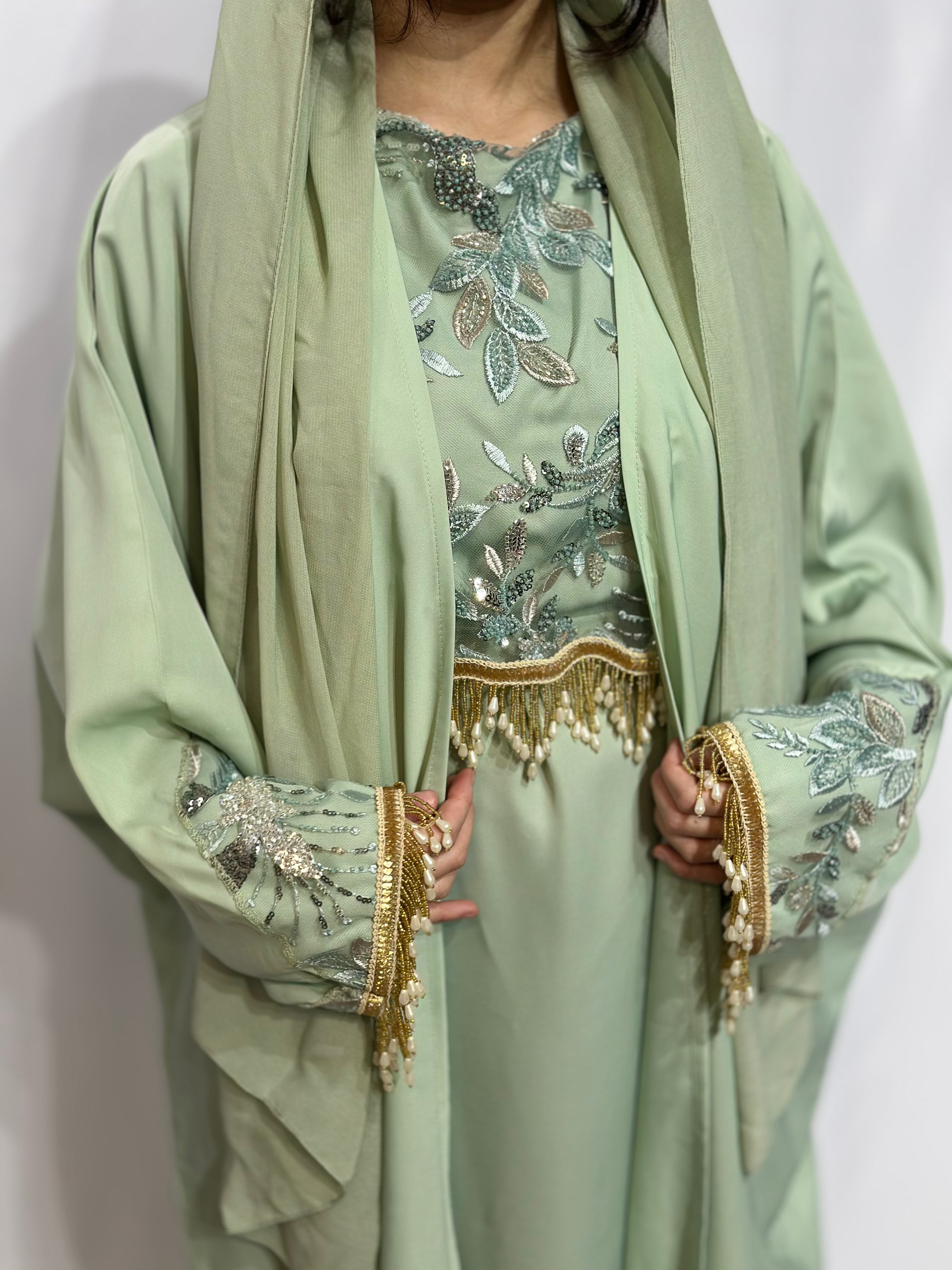 Flora Embellished Abaya